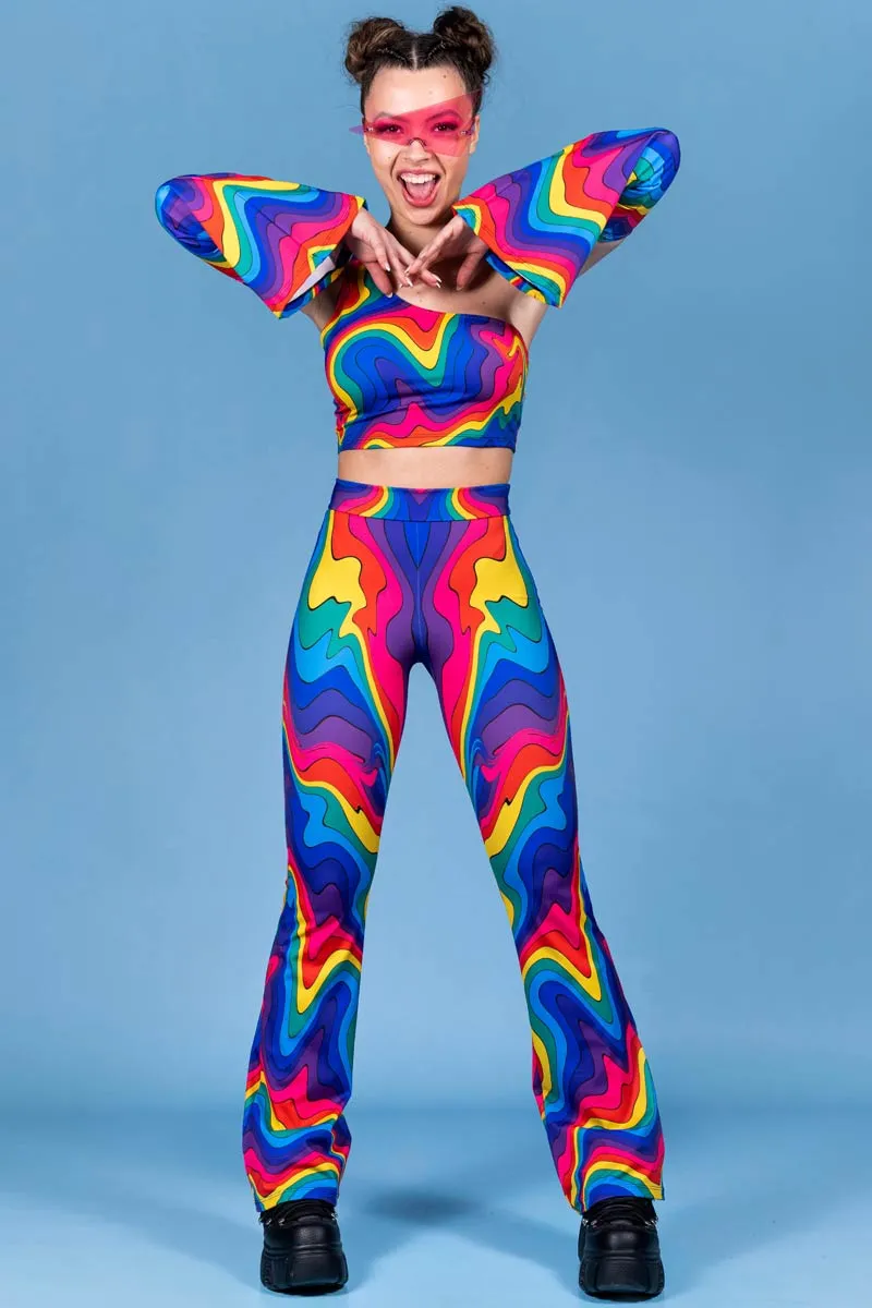 Drip & Dazzle Flare Pants