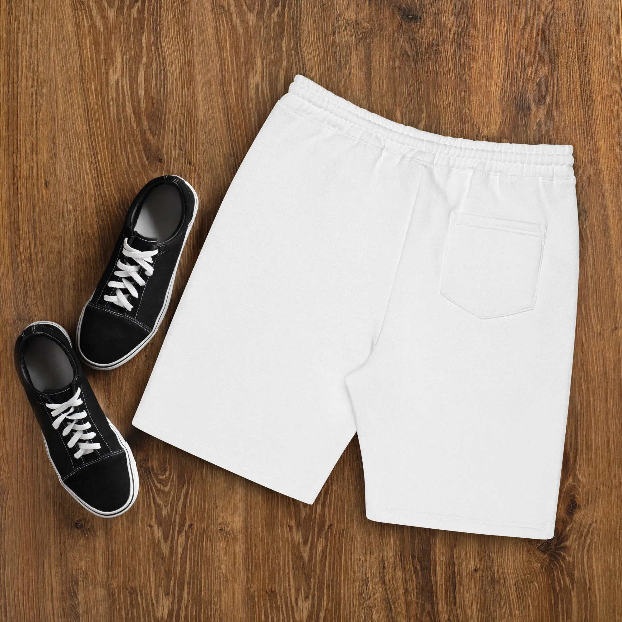 ELEVATE Fleece Shorts (White)