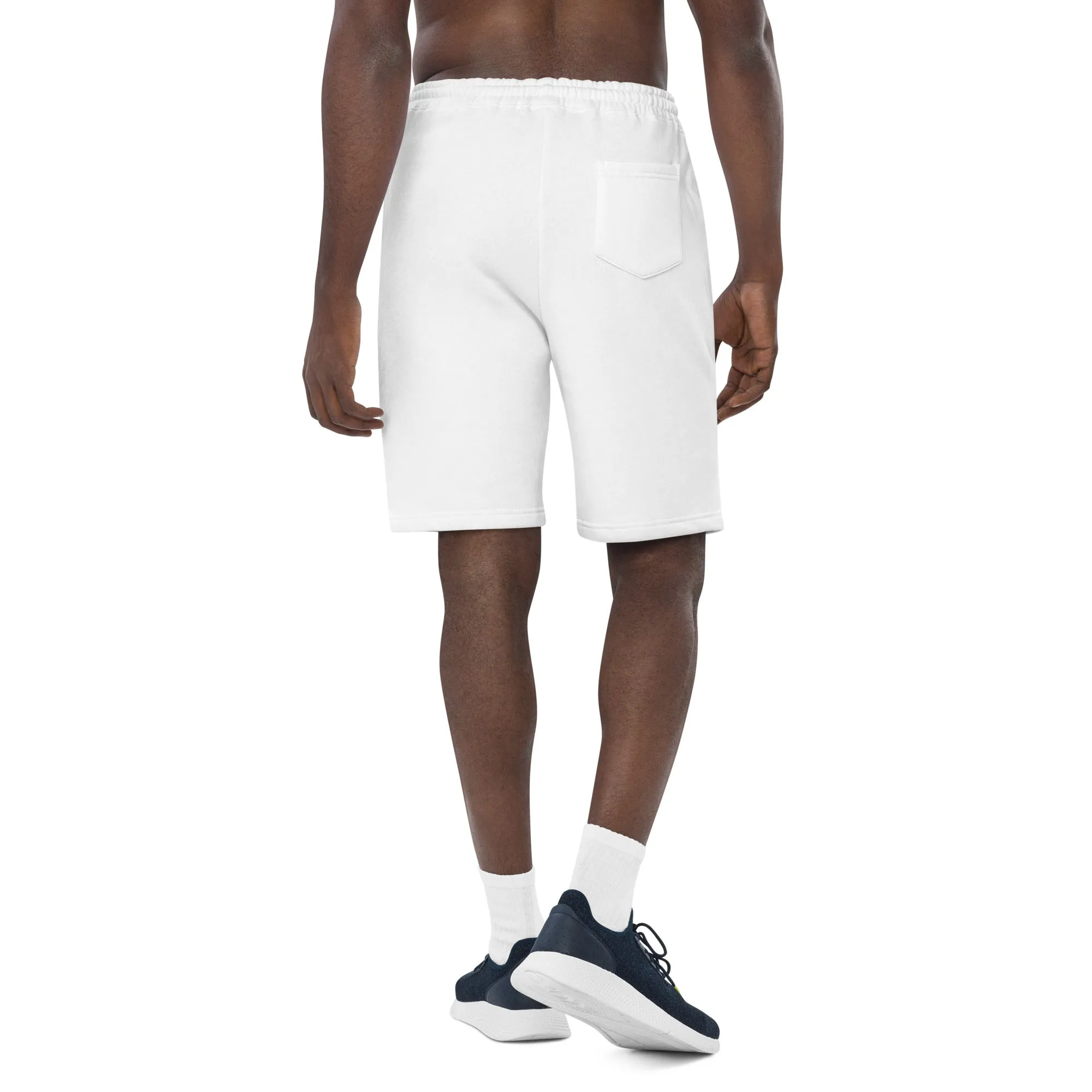 ELEVATE Fleece Shorts (White)