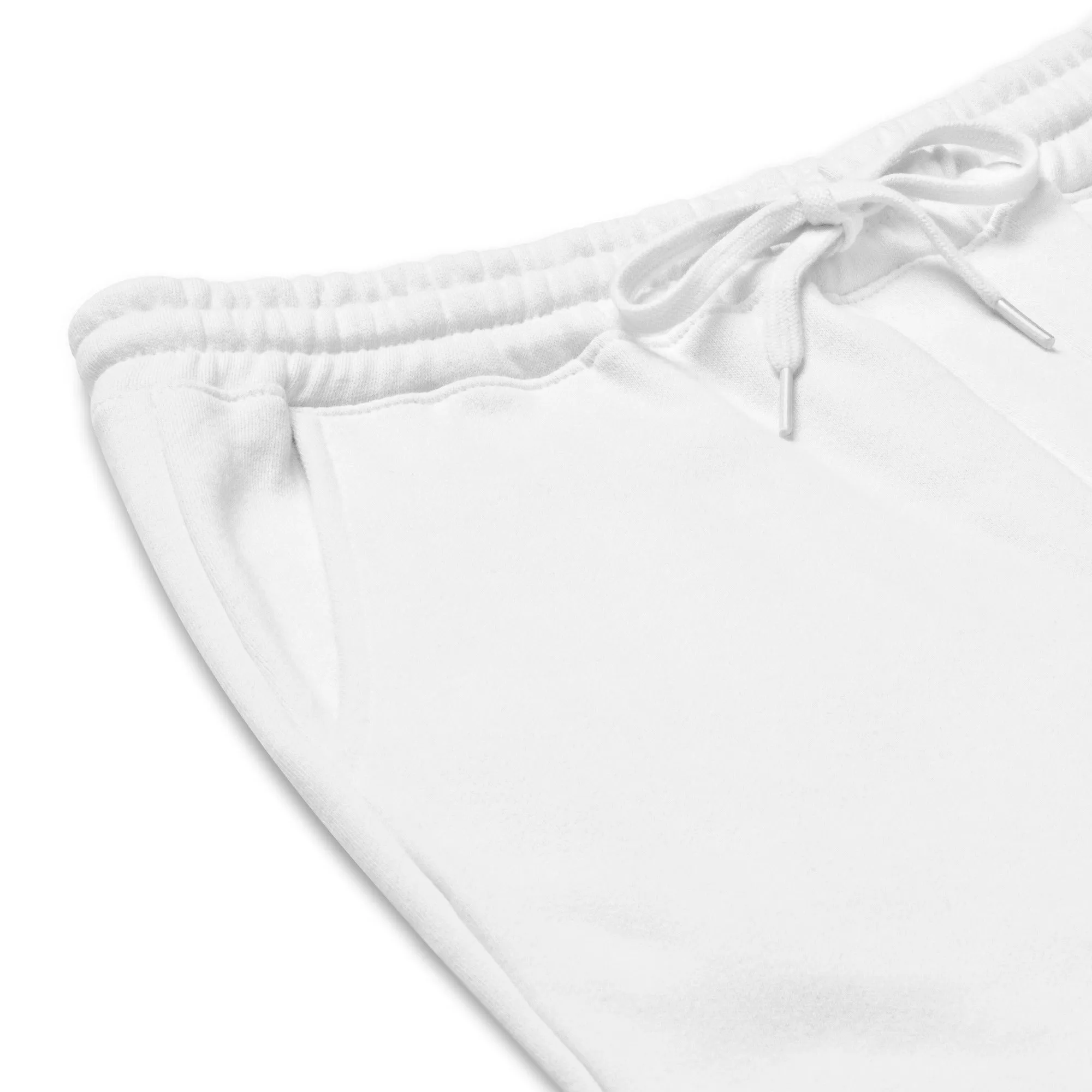 ELEVATE Fleece Shorts (White)