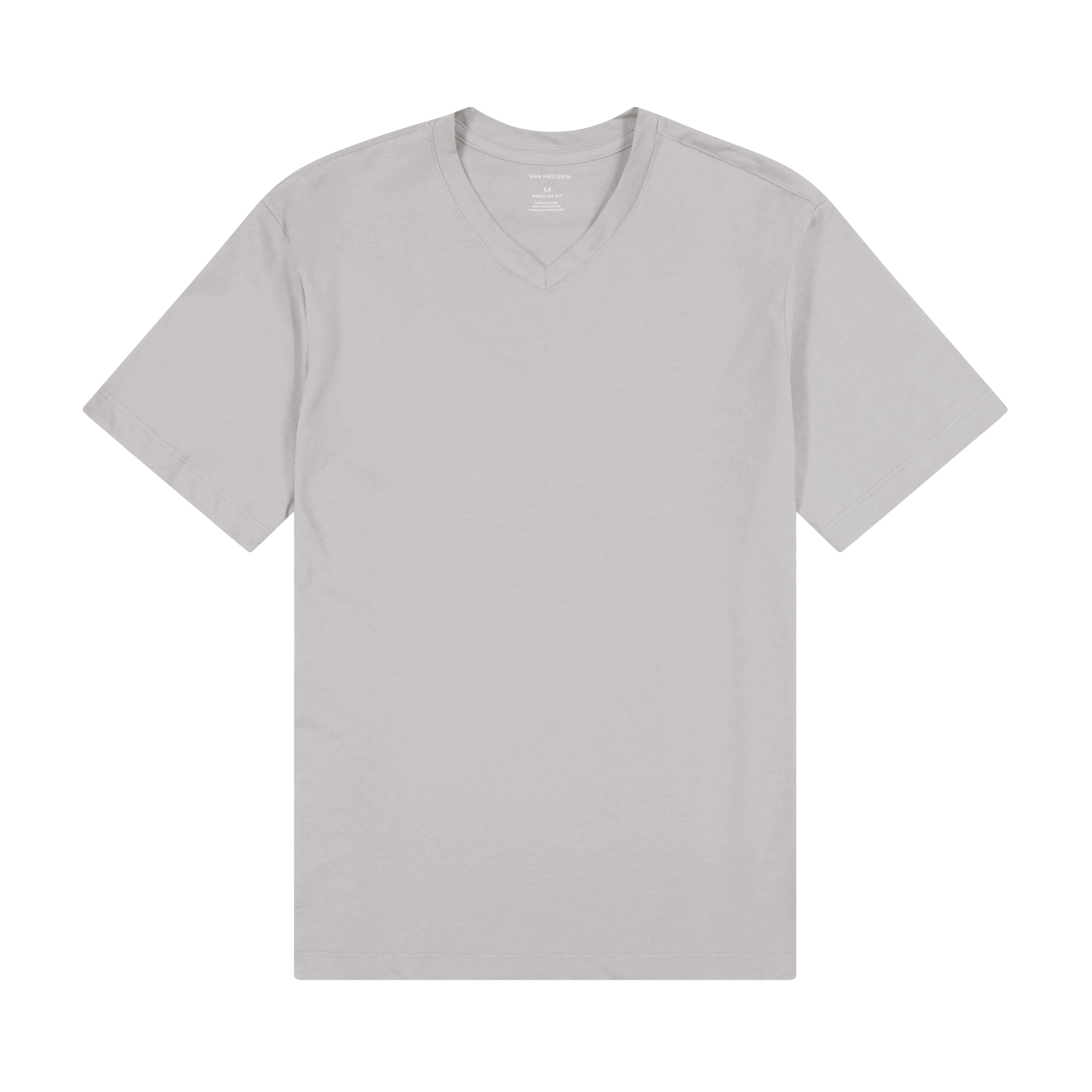 Essential Stain Shield V-Neck Short Sleeve Basic Tee Shirt