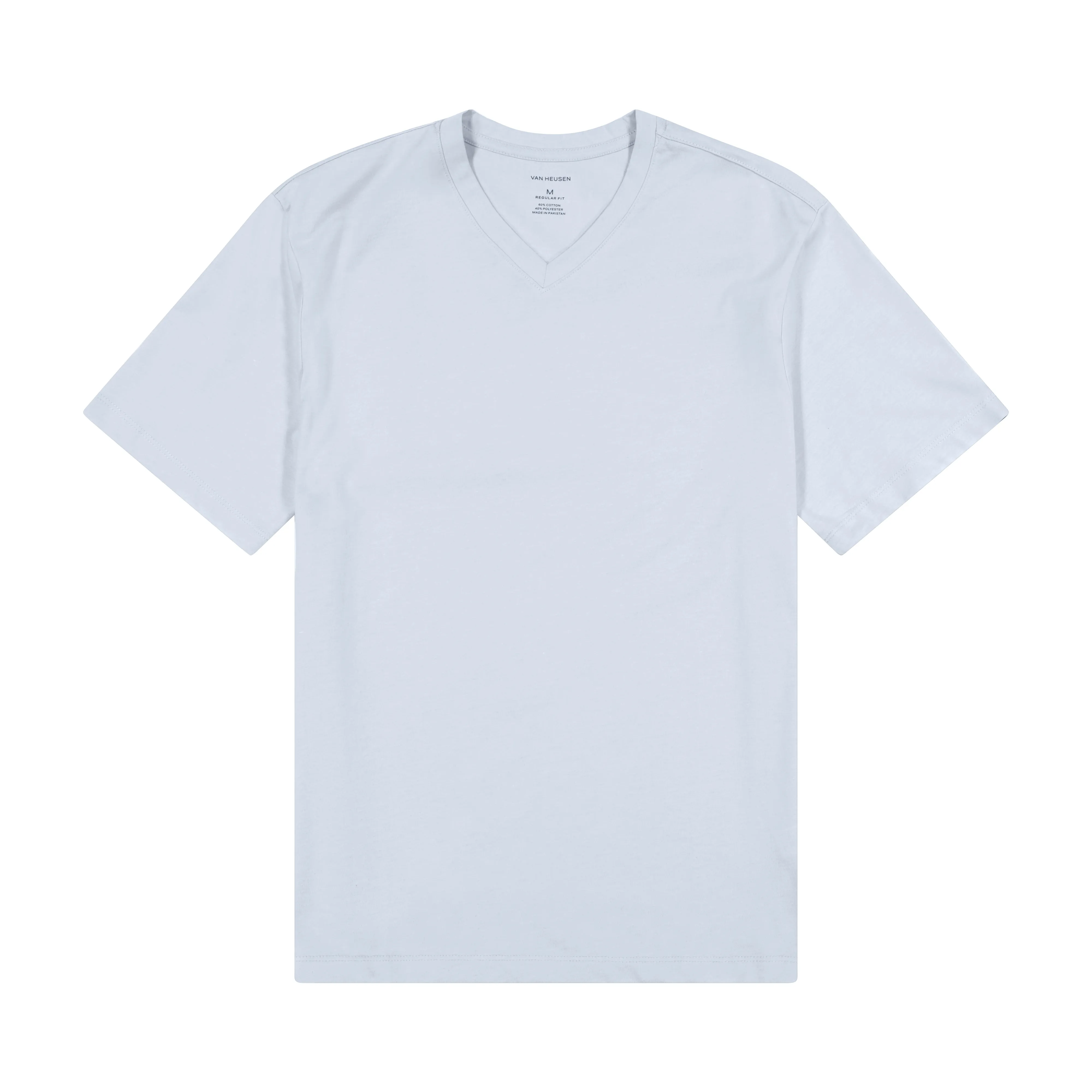 Essential Stain Shield V-Neck Short Sleeve Basic Tee Shirt