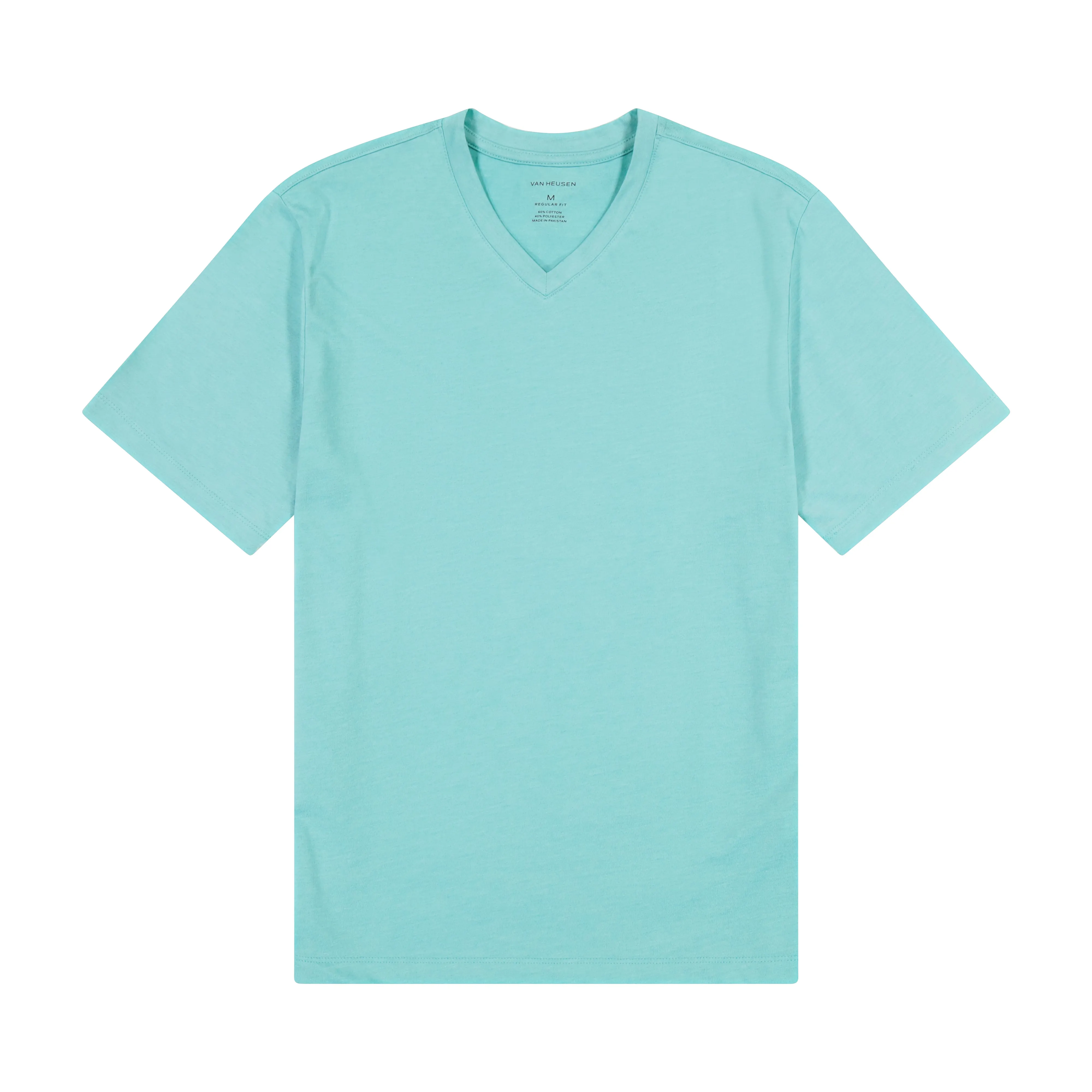 Essential Stain Shield V-Neck Short Sleeve Basic Tee Shirt
