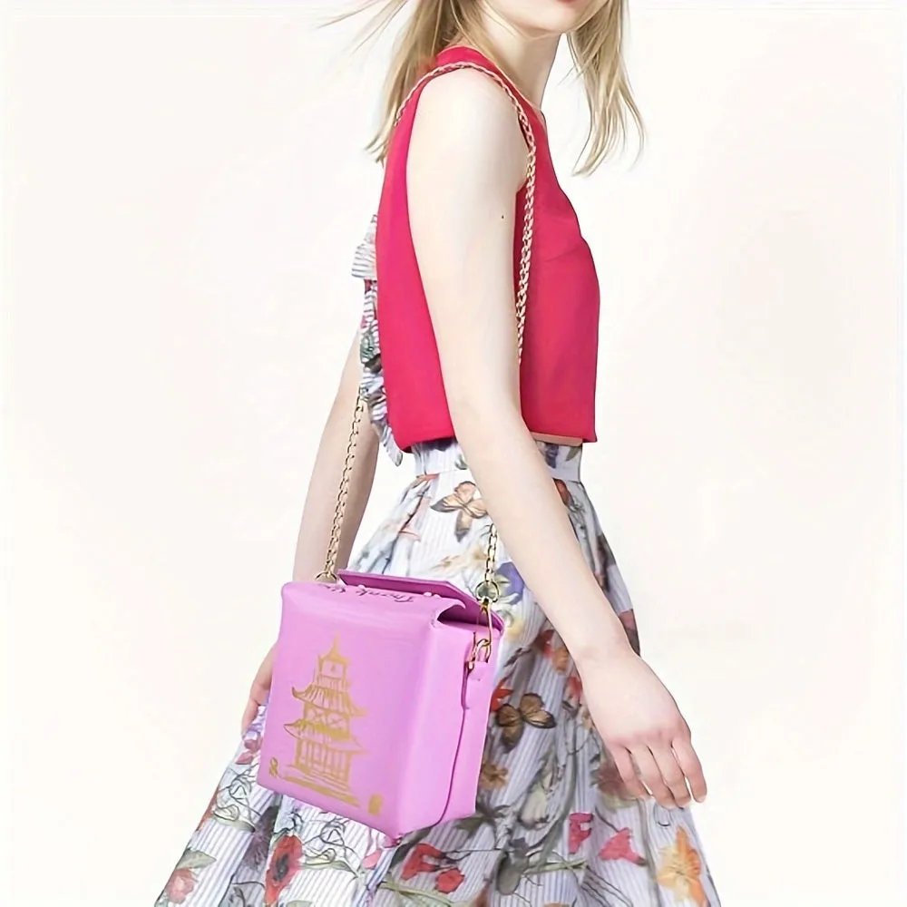 Fashionable Chinese Takeout Crossbody Bag