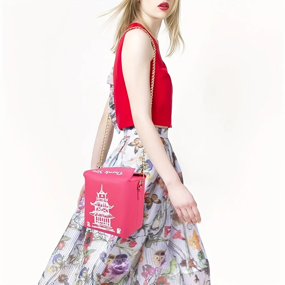 Fashionable Chinese Takeout Crossbody Bag