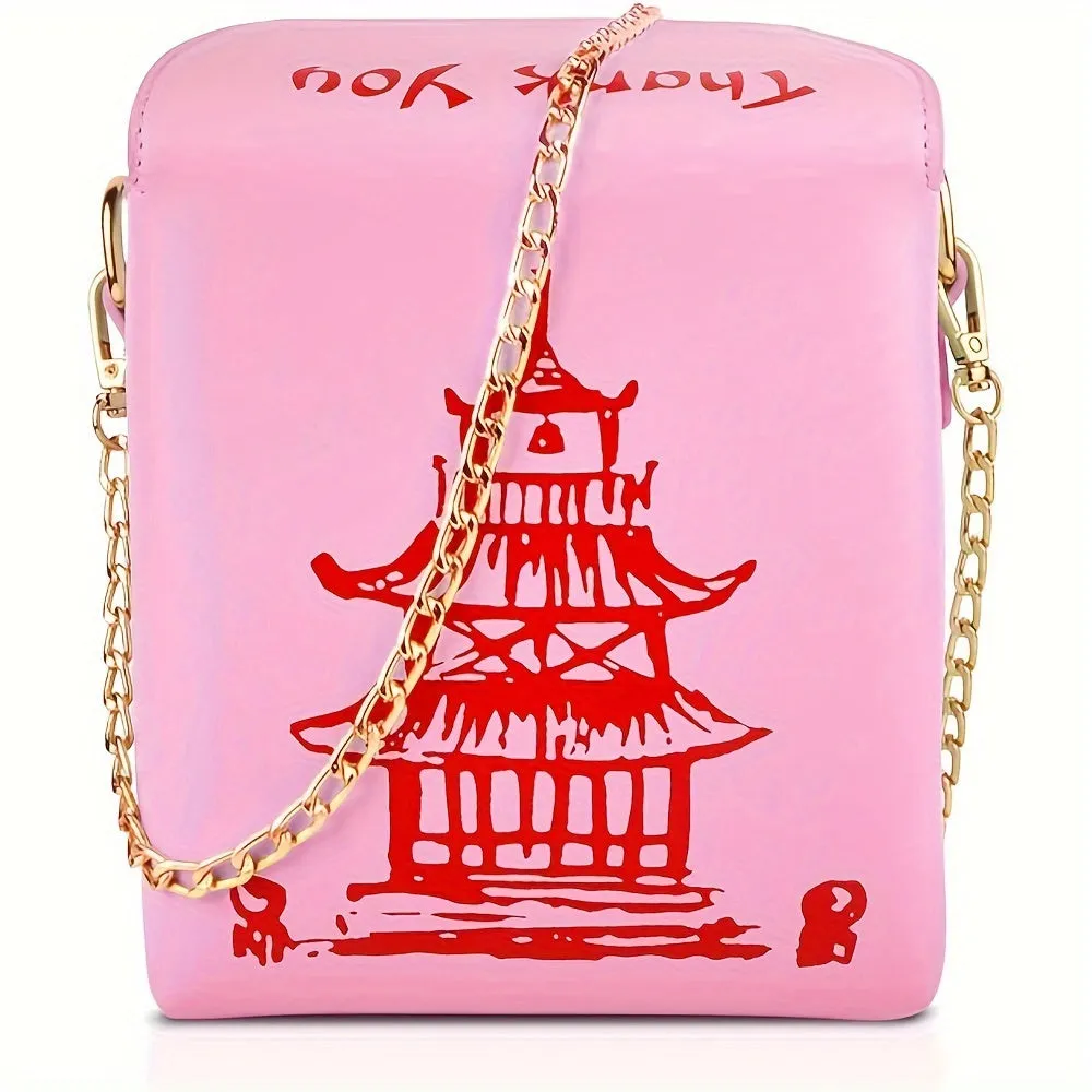 Fashionable Chinese Takeout Crossbody Bag