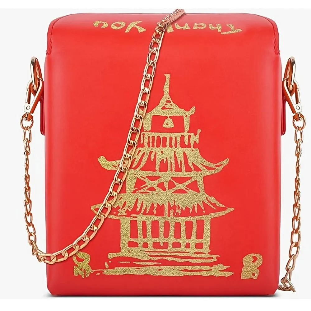 Fashionable Chinese Takeout Crossbody Bag