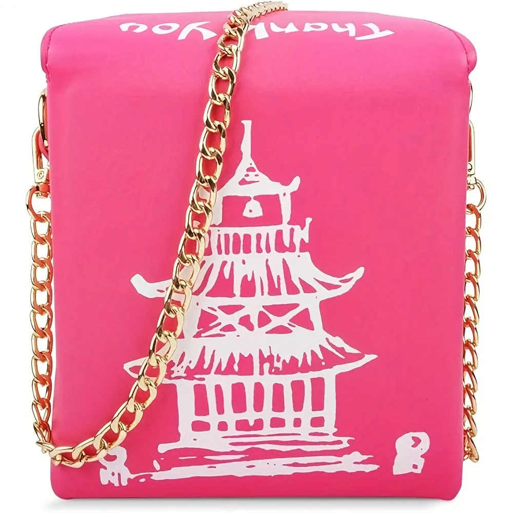 Fashionable Chinese Takeout Crossbody Bag