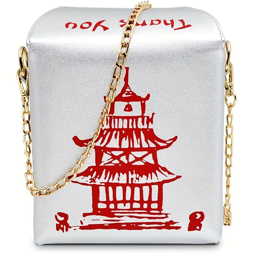 Fashionable Chinese Takeout Crossbody Bag
