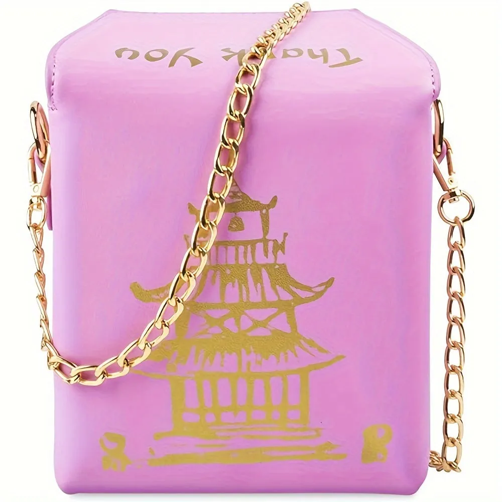Fashionable Chinese Takeout Crossbody Bag