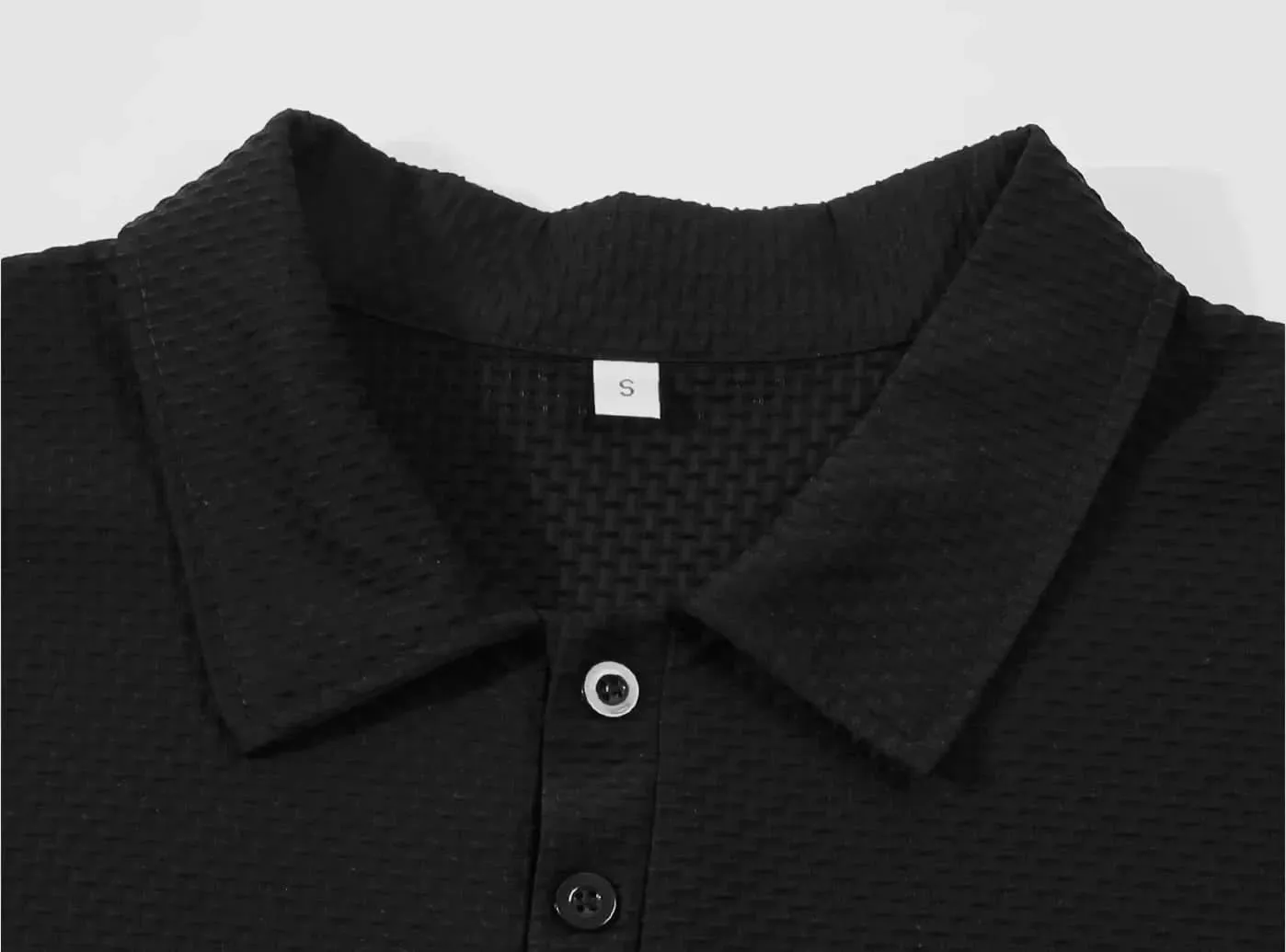 FitVille Men's Breathable Mesh Polo Shirt