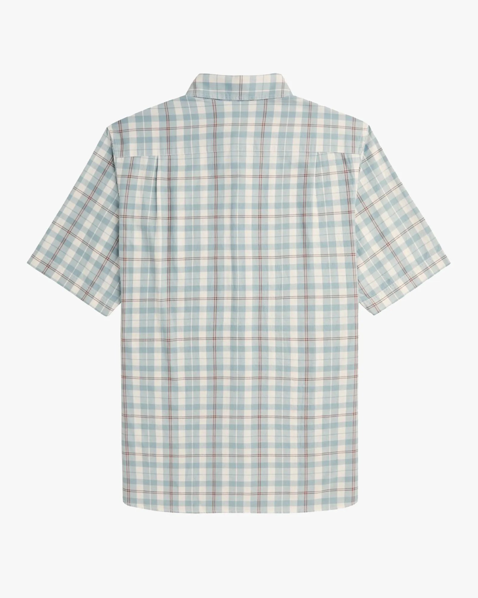 Fred Perry Twill Tartan Shirt - Ecru