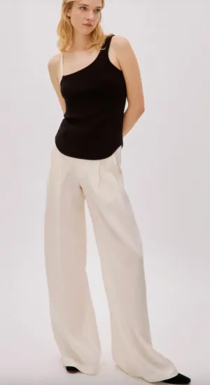 Galia Ecru Linen Pants