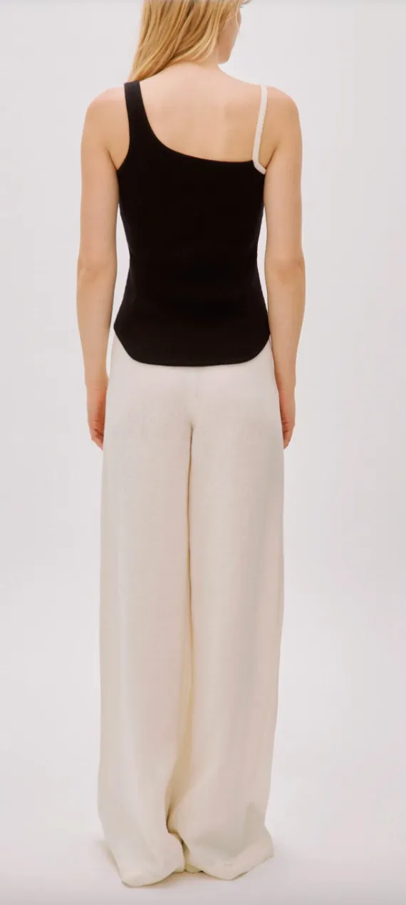 Galia Ecru Linen Pants