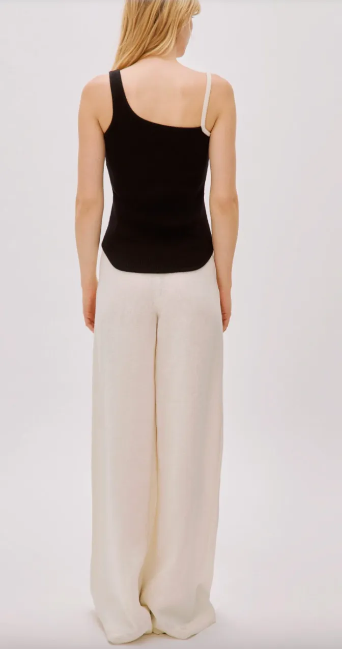 Galia Ecru Linen Pants