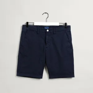 GANT Allister Regular Fit Sunfaded Shorts in Marine