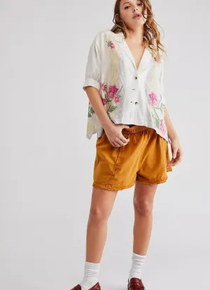 Get Free Poplin Pull On Shorts
