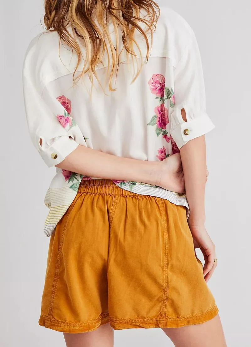 Get Free Poplin Pull On Shorts