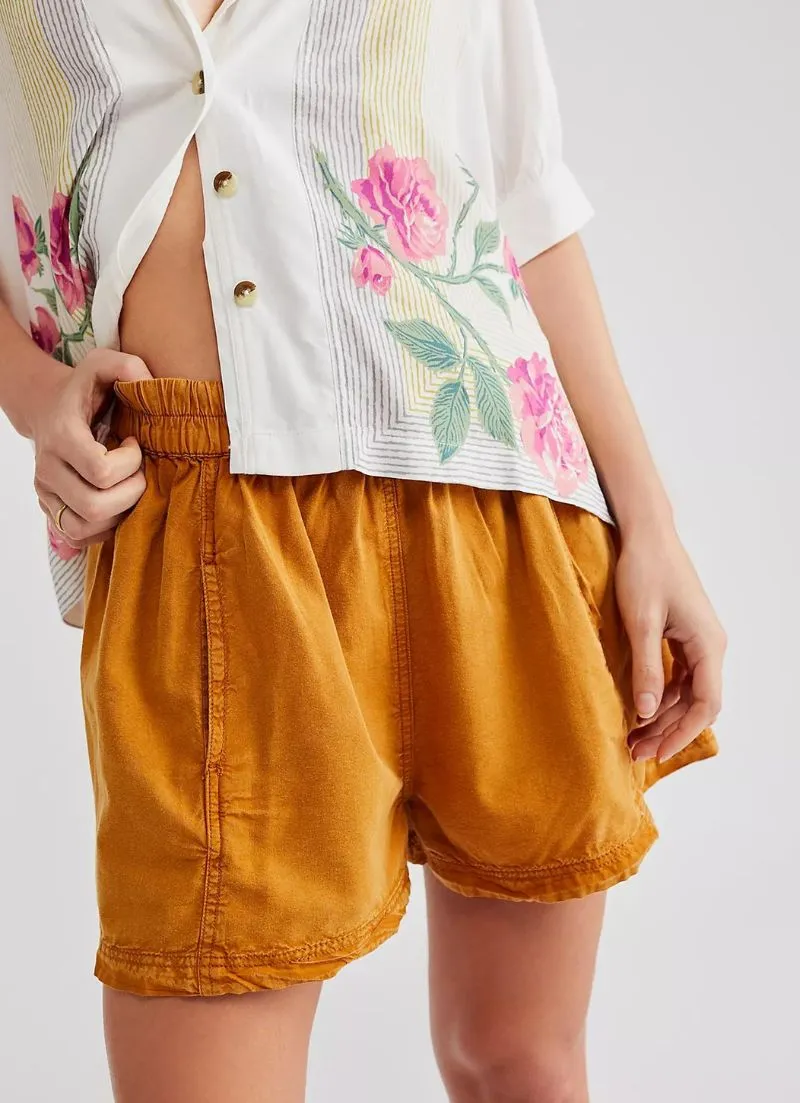 Get Free Poplin Pull On Shorts