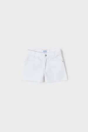 girls clip dot denim shorts