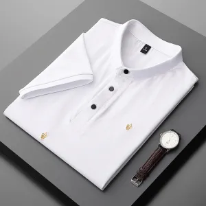 Golden Embroidery Polo Shirts