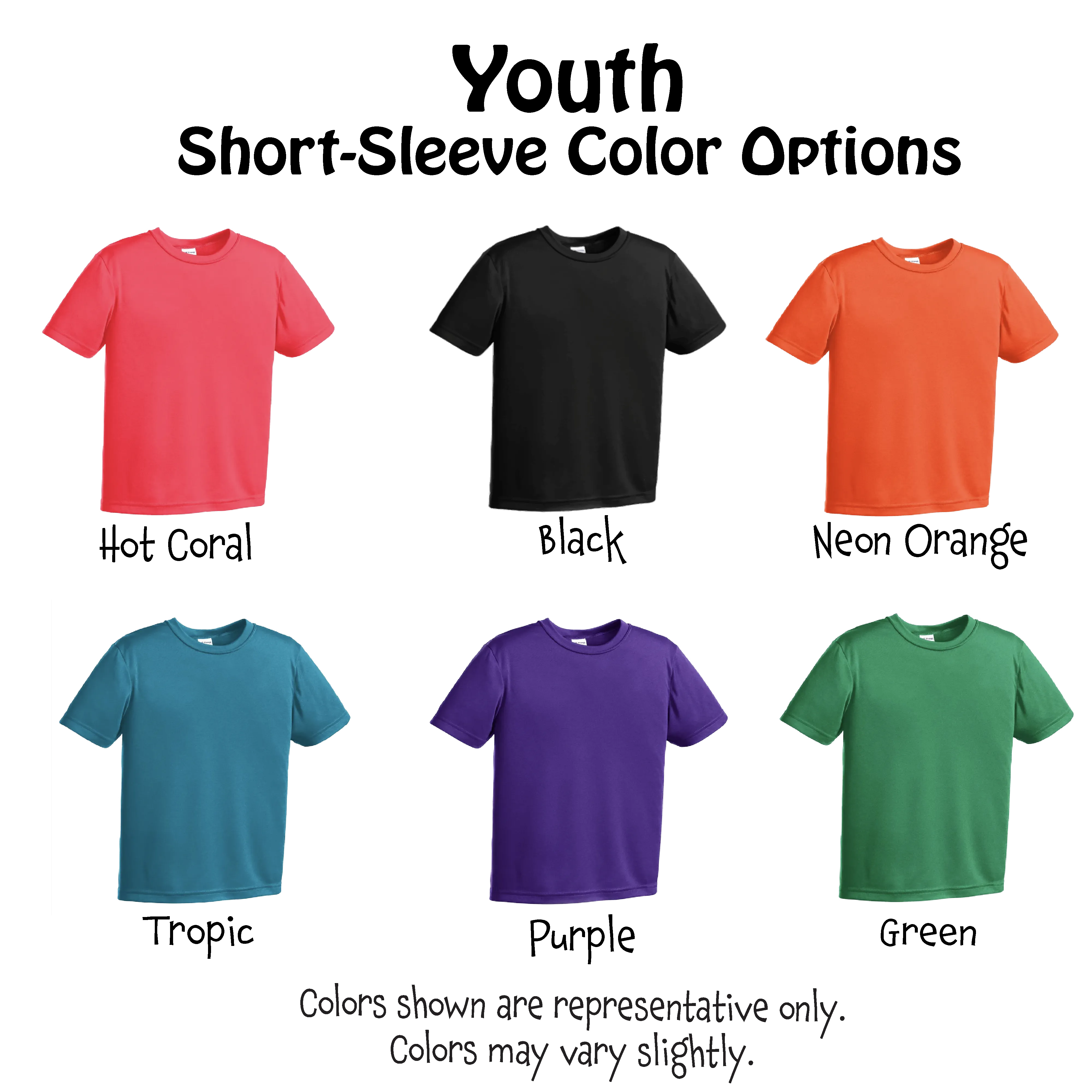 Heber Valley Pickleball Club (Small Design) | Youth Short Sleeve Pickleball Shirts | 100% Polyester
