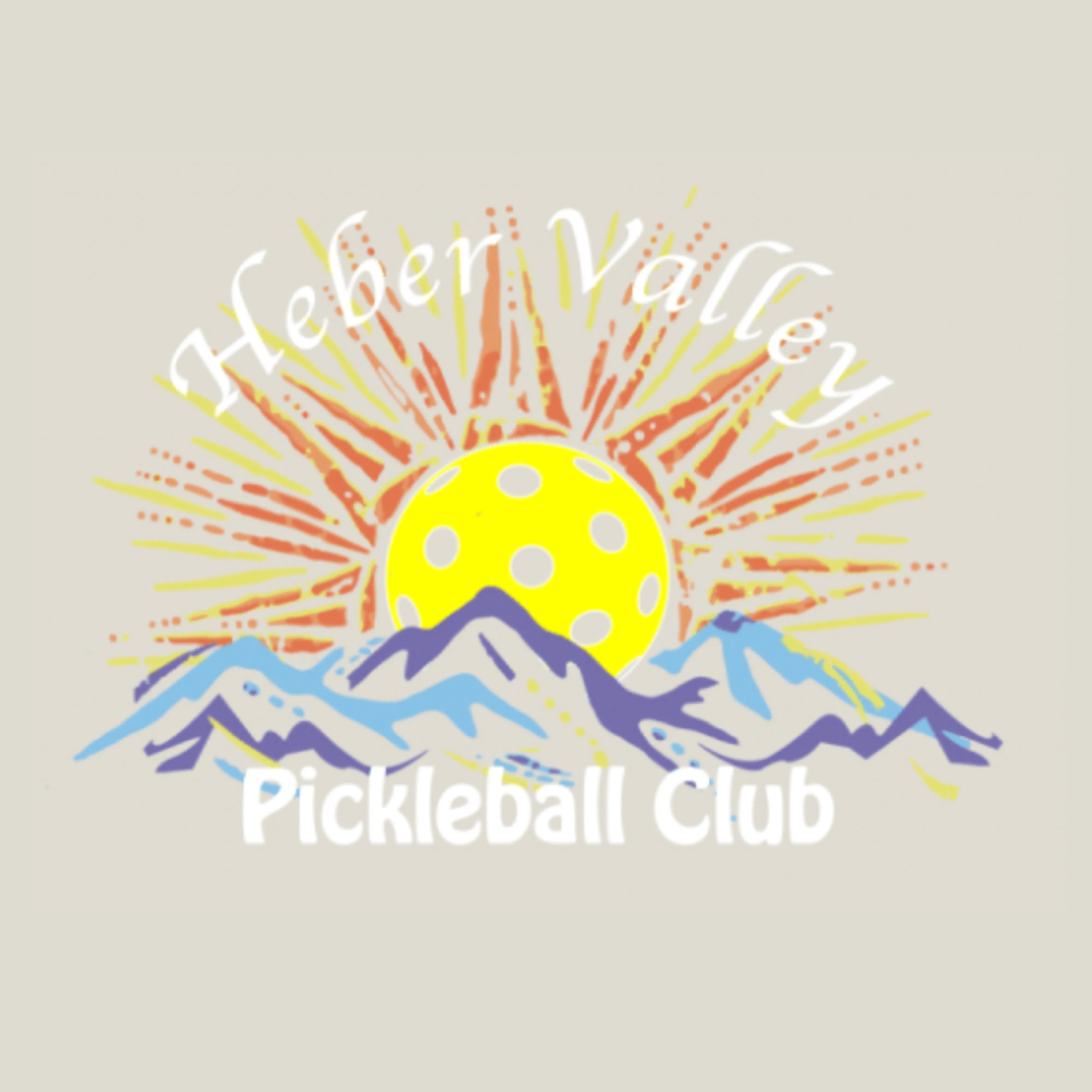 Heber Valley Pickleball Club (Small Design) | Youth Short Sleeve Pickleball Shirts | 100% Polyester