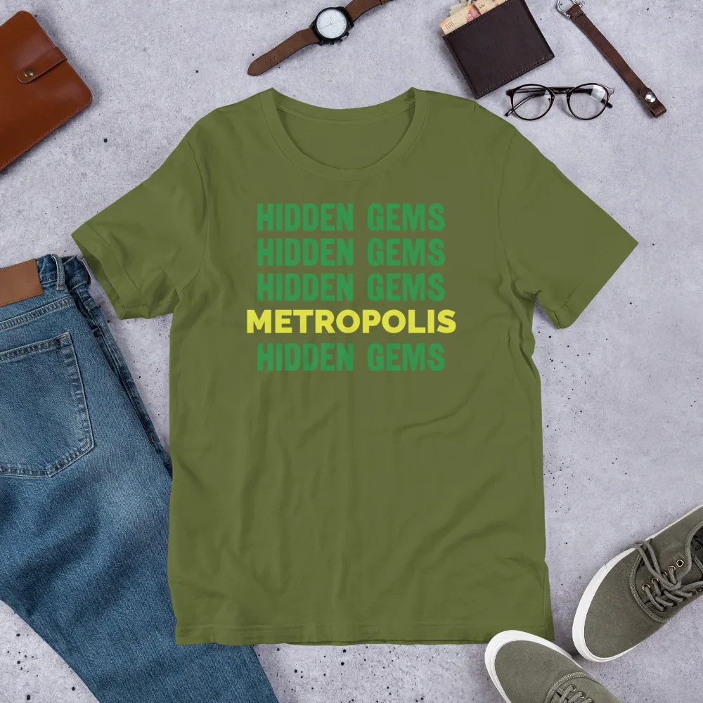 Hidden Gems Repeat Metropolis Unisex shirt