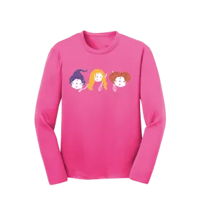Hocus Pocus | Youth Long Sleeve Pickleball Shirts | 100% Polyester