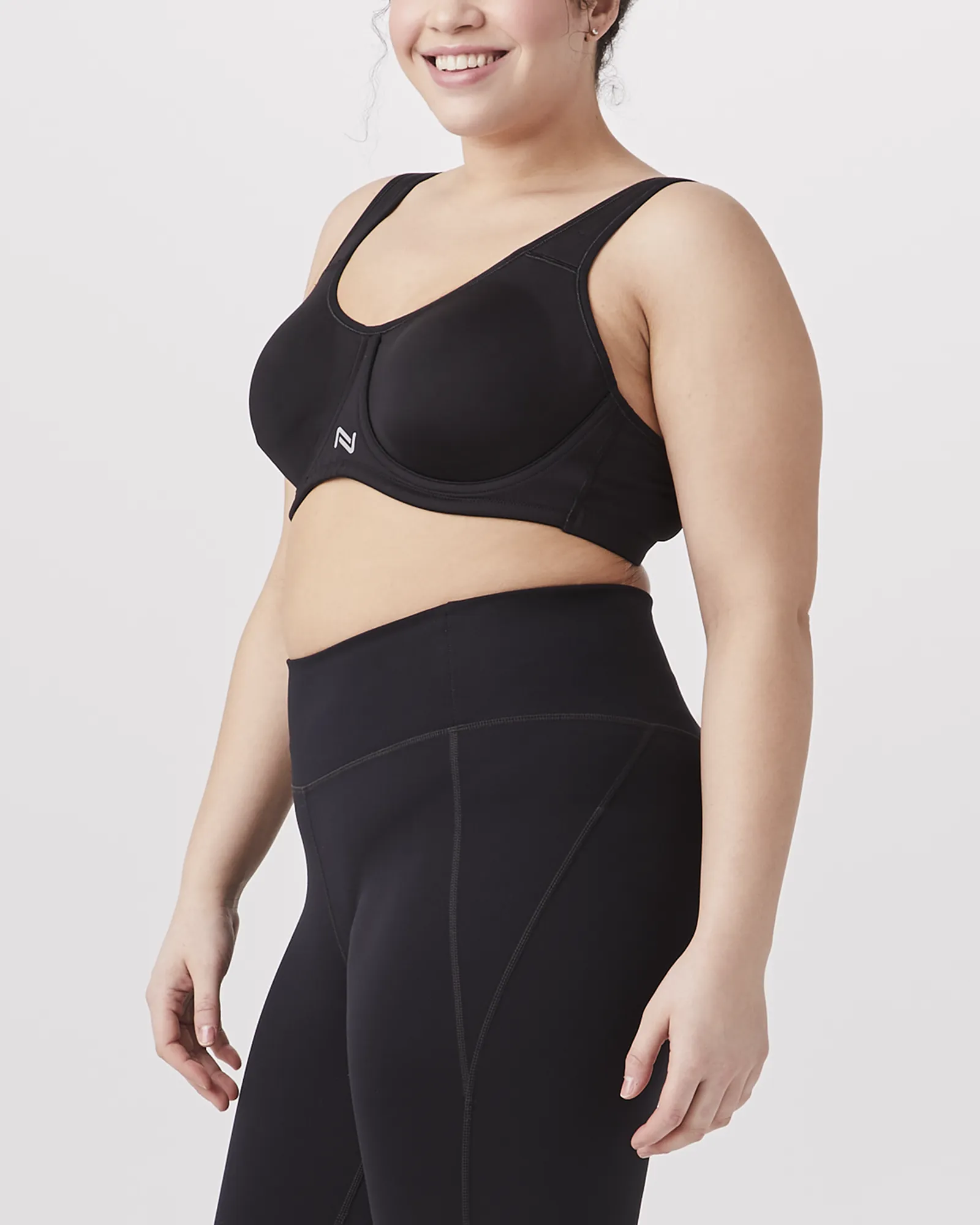 Indus Underwire Sports Bra | Black