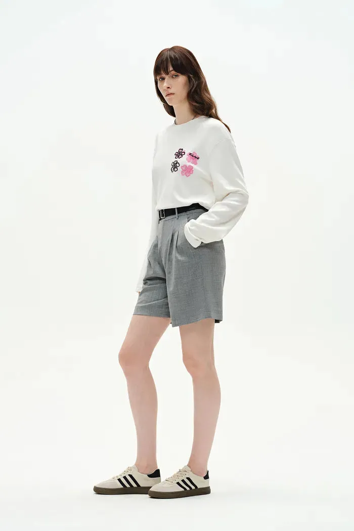 Jardin des Fabriques Long Sleeve T-Shirt in Pima Cotton