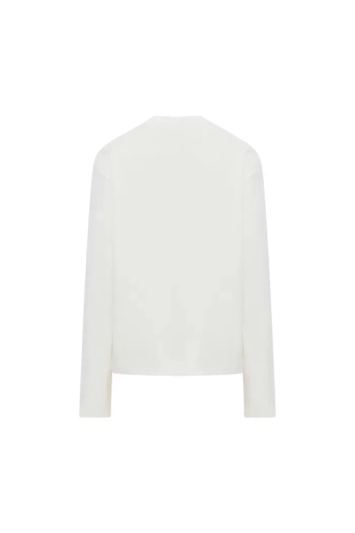 Jardin des Fabriques Long Sleeve T-Shirt in Pima Cotton
