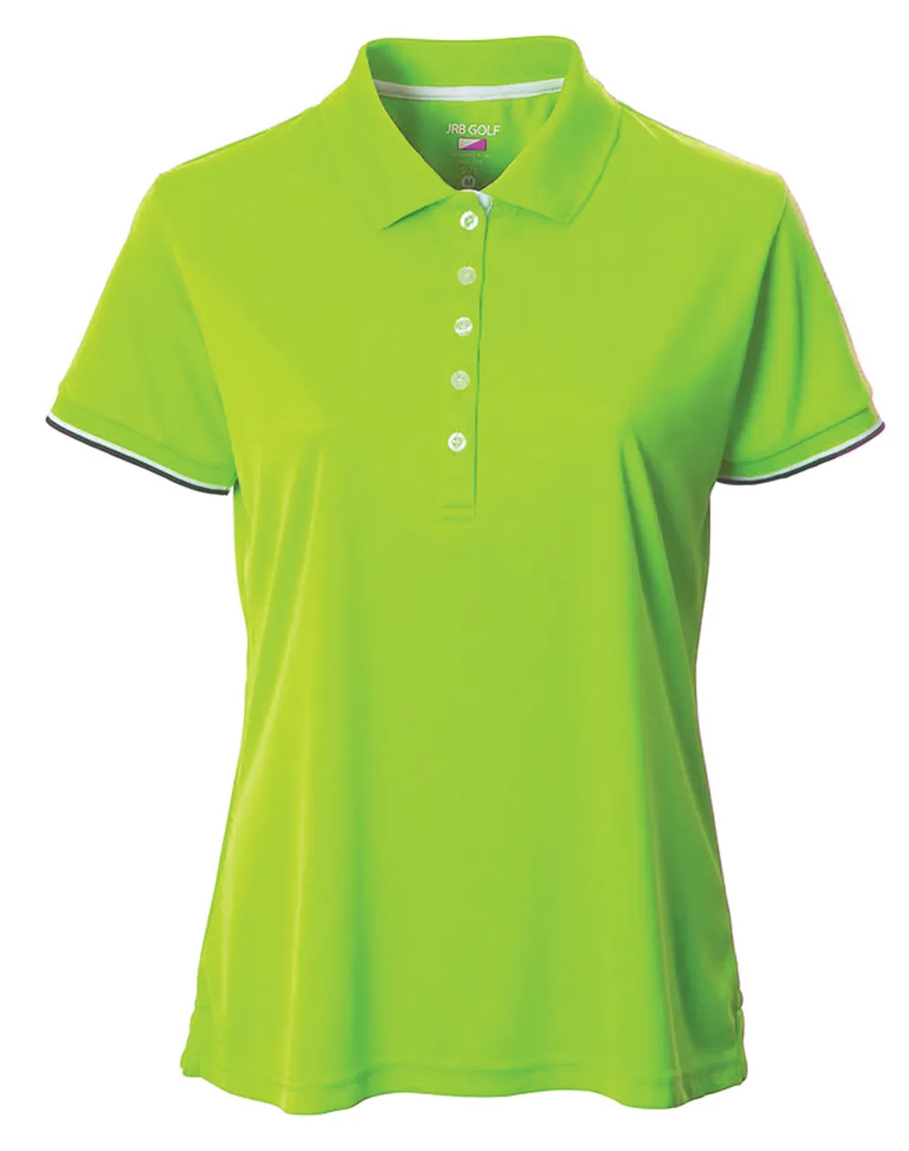 JRB Ladies Collection Golf Pique Polo - Lime