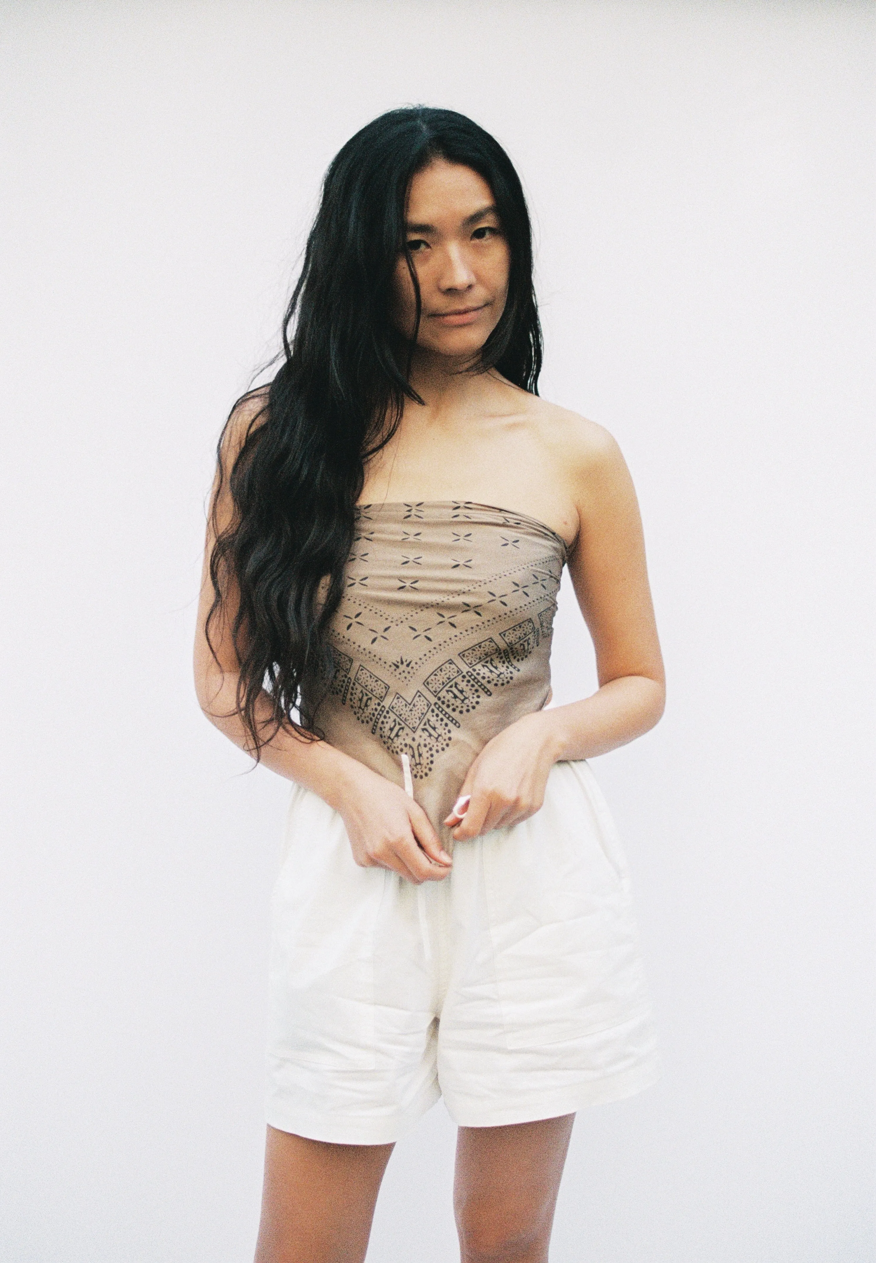 Juno Short, Organic Cotton Poplin, Natural