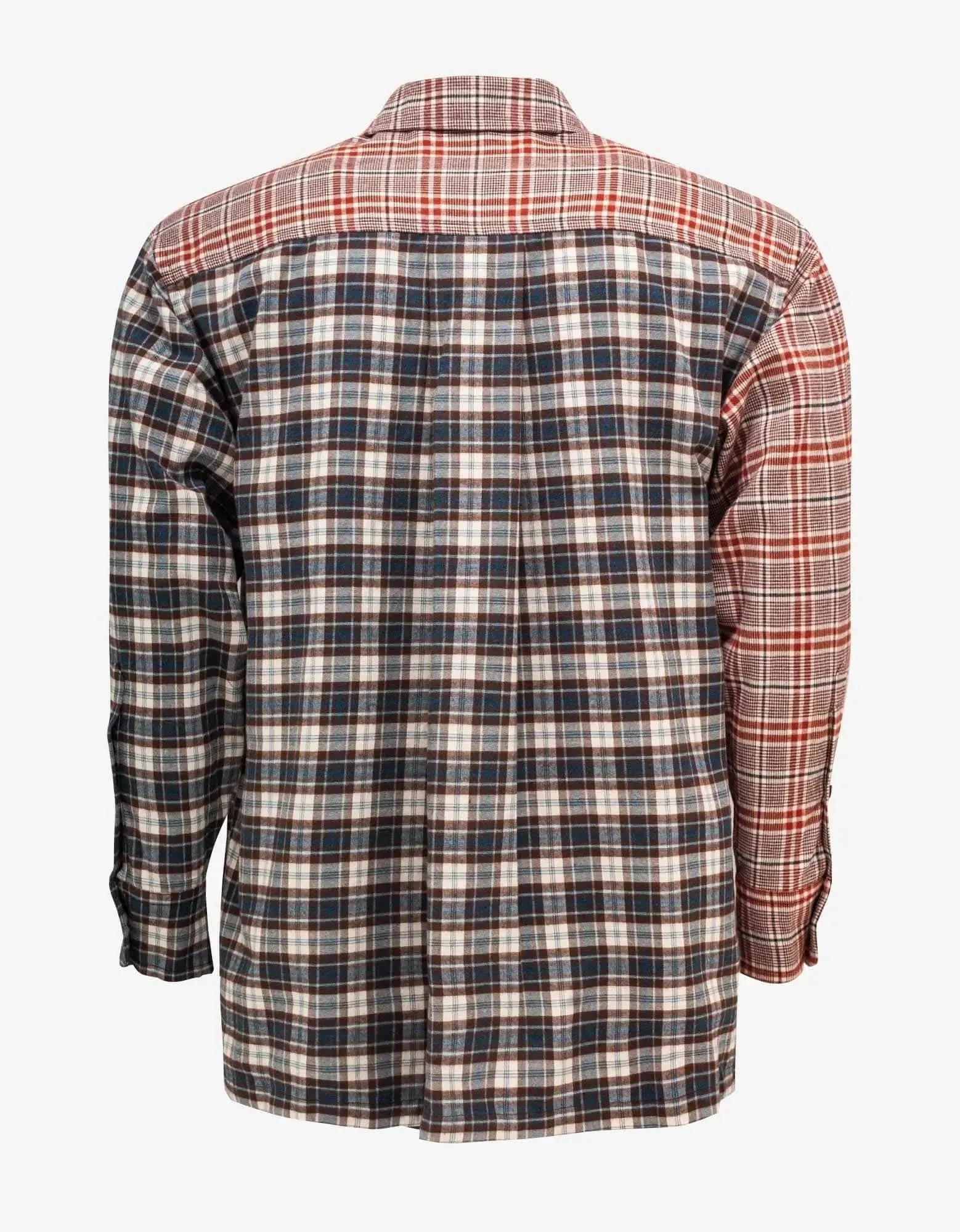 Kenzo Bordeaux Checked Oversized Shirt