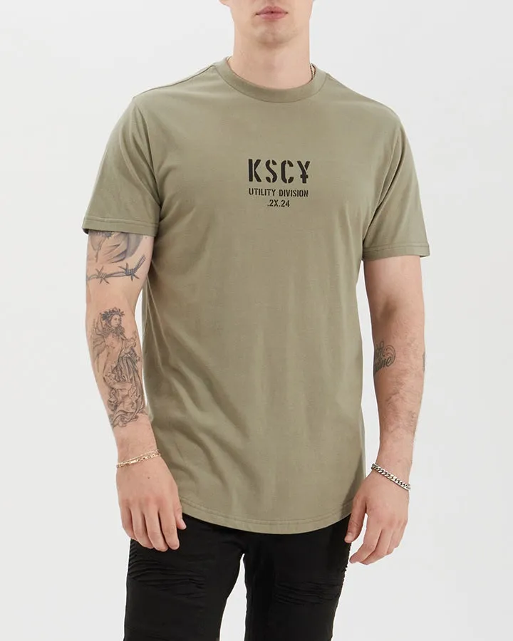 Kiss Chacey Amery Tee - Khaki/Black