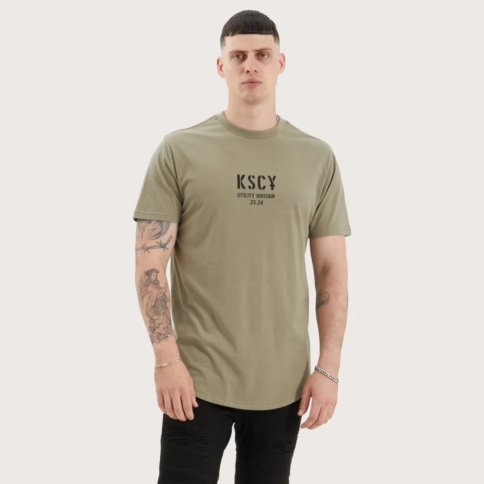 Kiss Chacey Amery Tee - Khaki/Black