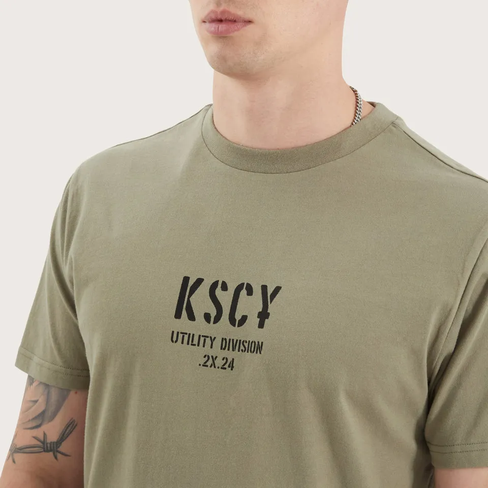 Kiss Chacey Amery Tee - Khaki/Black