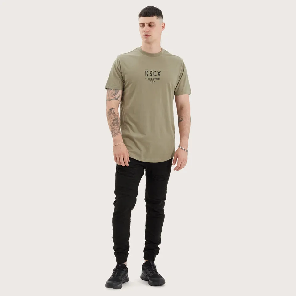 Kiss Chacey Amery Tee - Khaki/Black