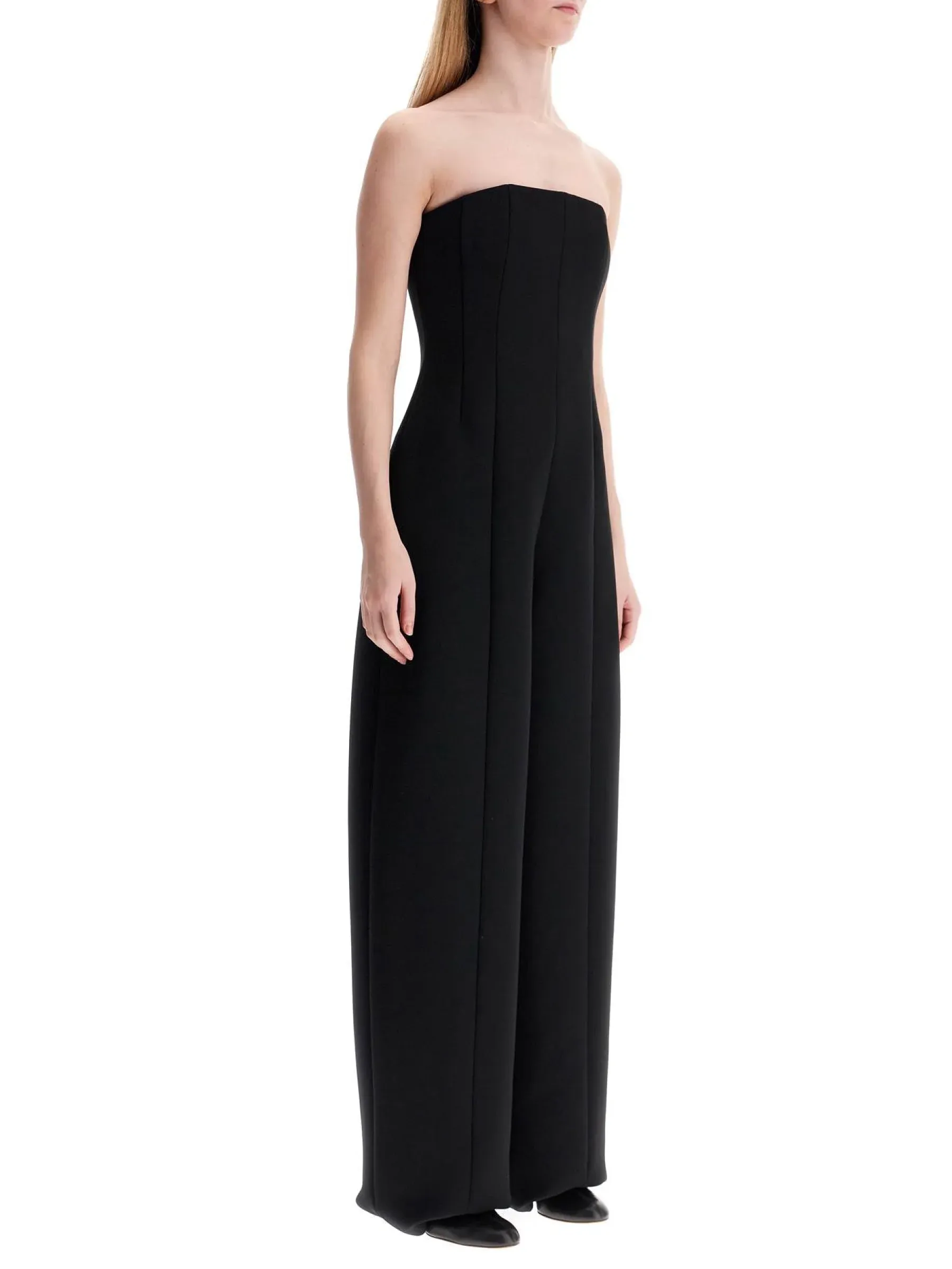 Lennex Strapless Wide-Leg Jumpsuit