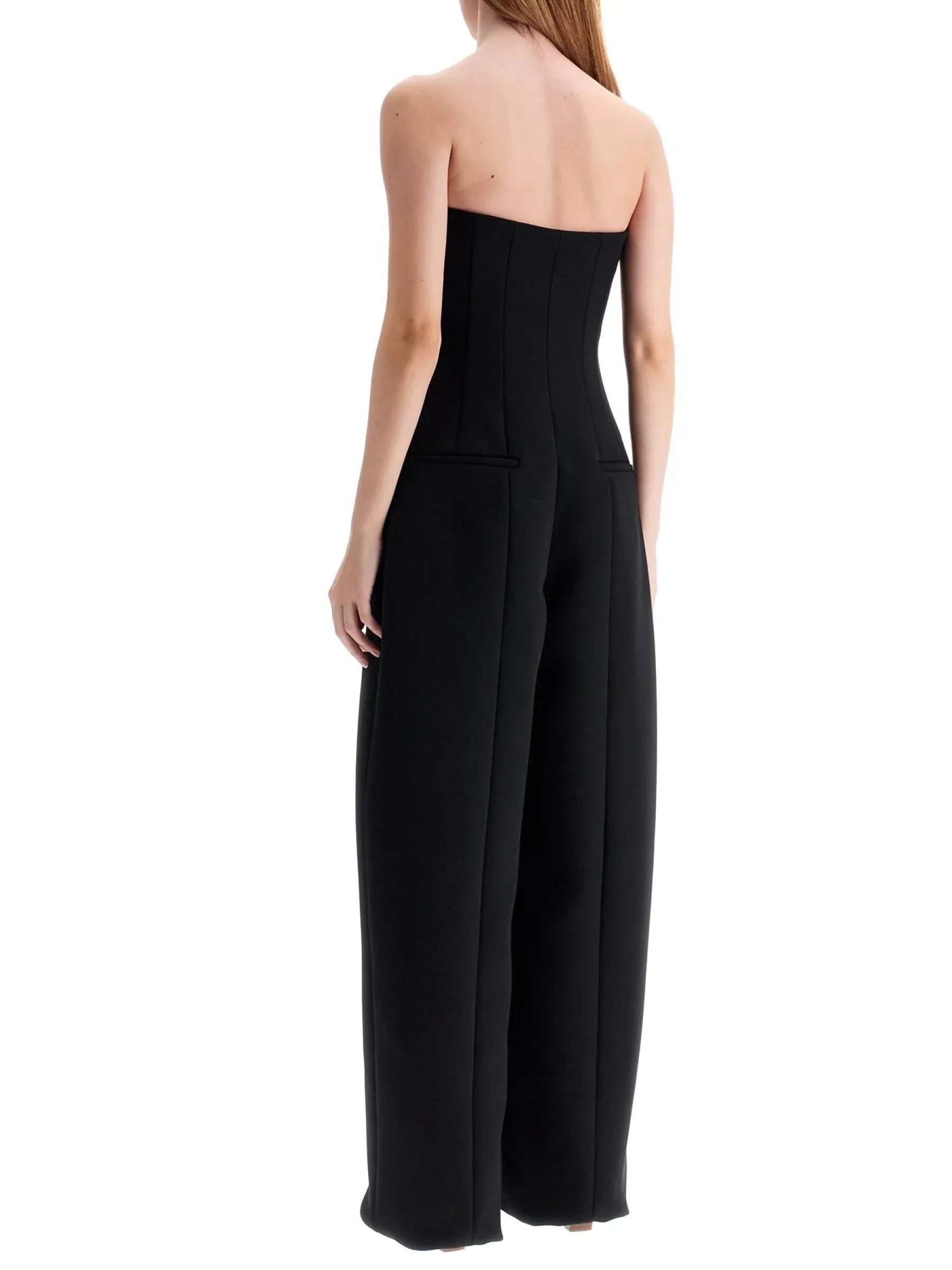 Lennex Strapless Wide-Leg Jumpsuit