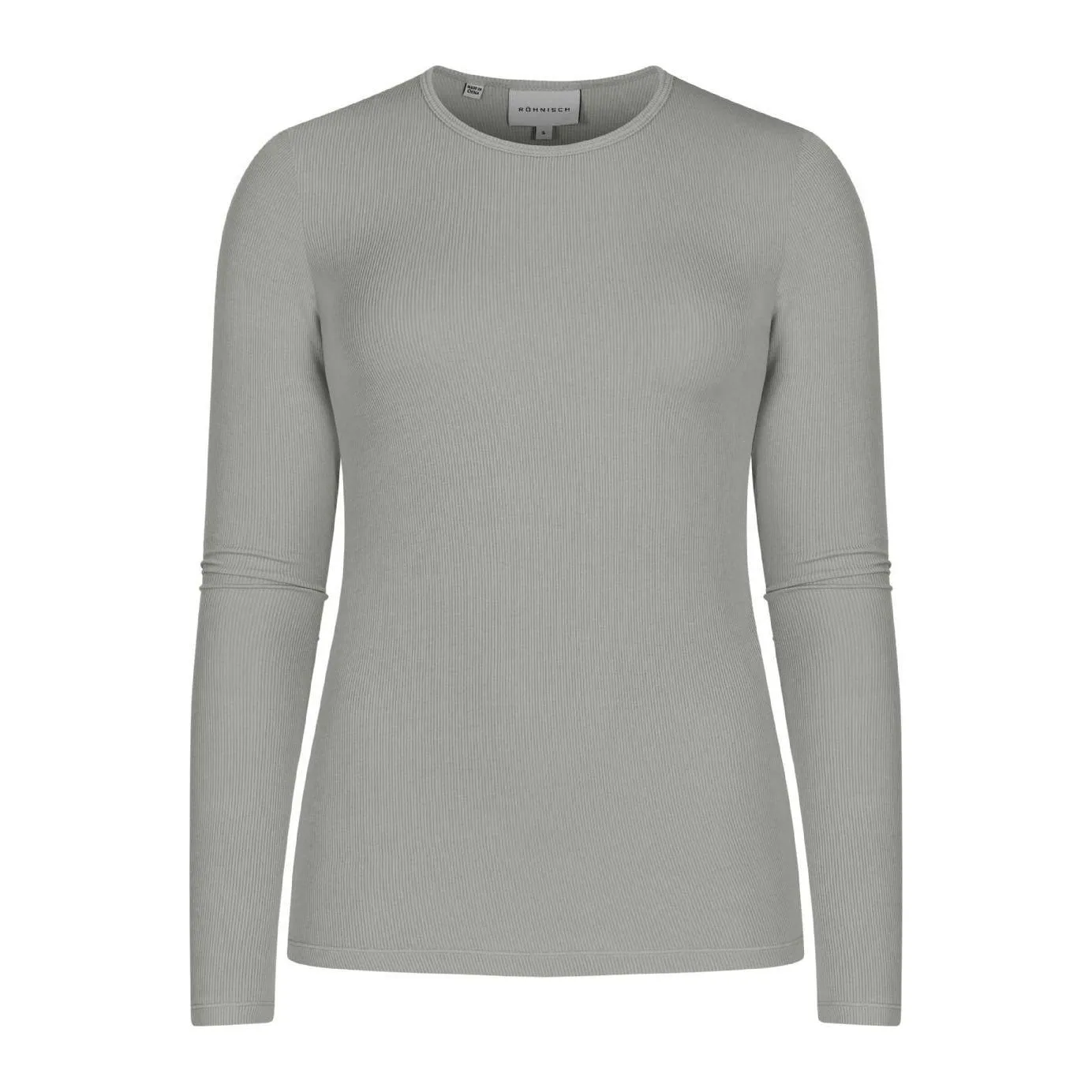 Light Rib Long Sleeve, Drizzle