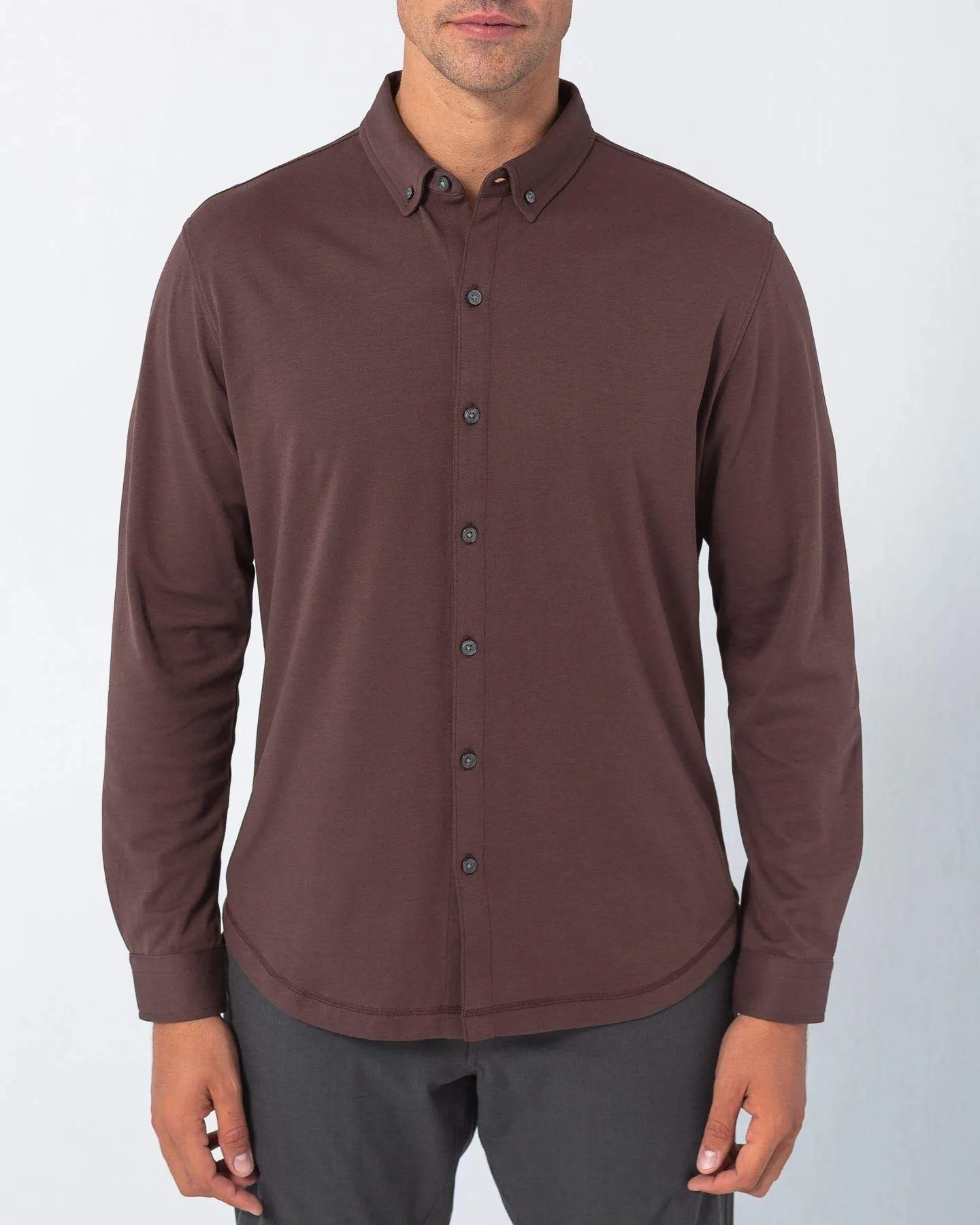 Link Soul Men's Sustainably-Minded Knit Long Sleeve Shirt