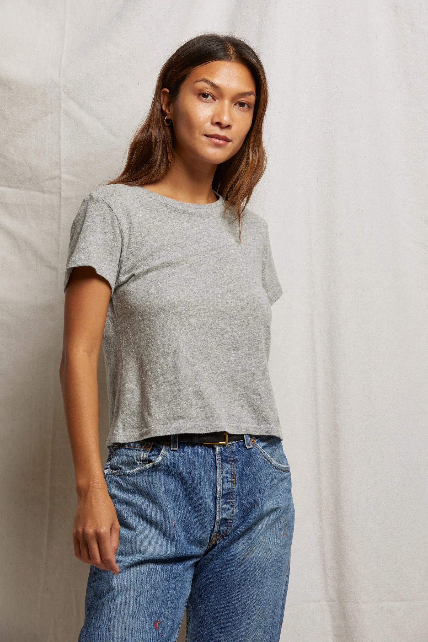 Lisa Recycled Cotton Slim Tee
