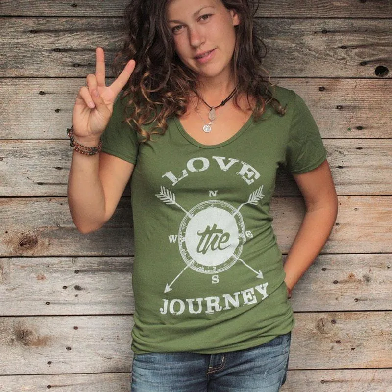 Love the journey bamboo women's tee
