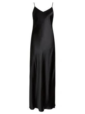 Maria Silk Bias Cut Maxi Dress