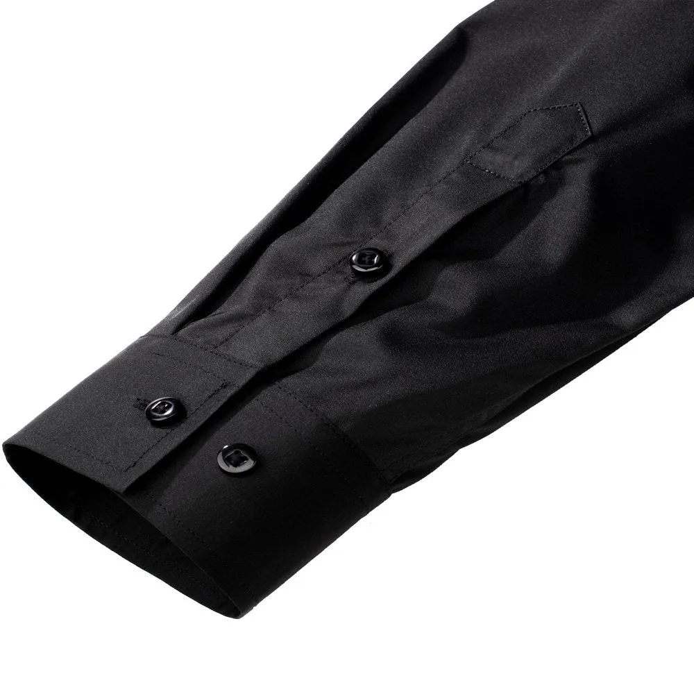 Men's Casual Long Sleeve Cotton Stretch Big & Tall Shirts Wrinkle-Free