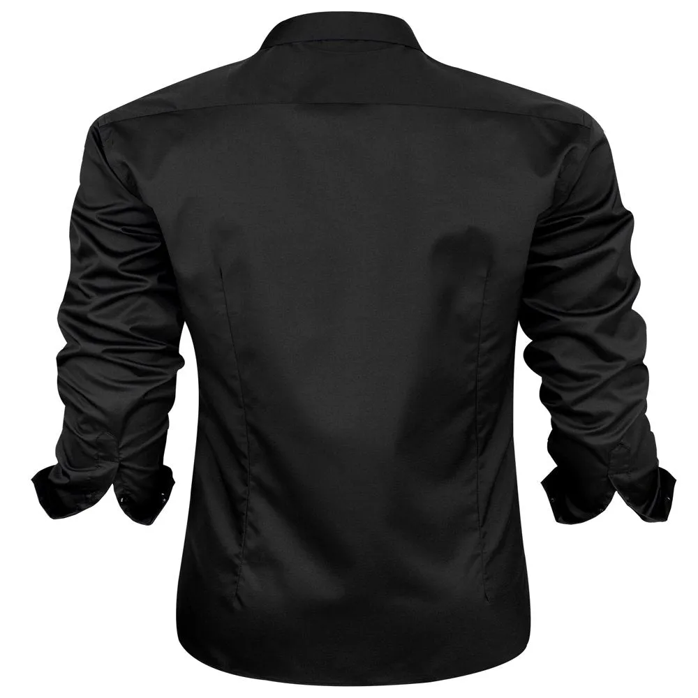 Men's Casual Long Sleeve Cotton Stretch Big & Tall Shirts Wrinkle-Free