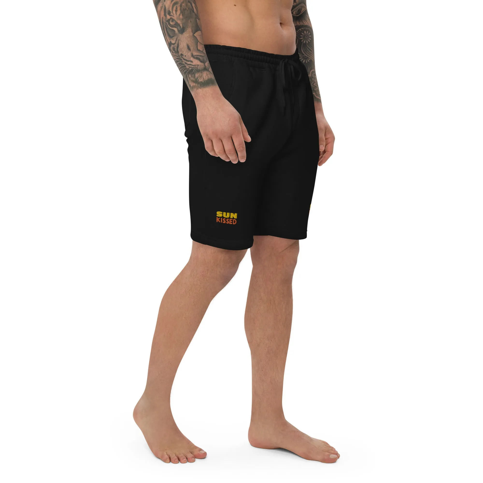 Men's Fleece Shorts (Glamourange Luxury Fleece Shorts Mens - 001 Model)