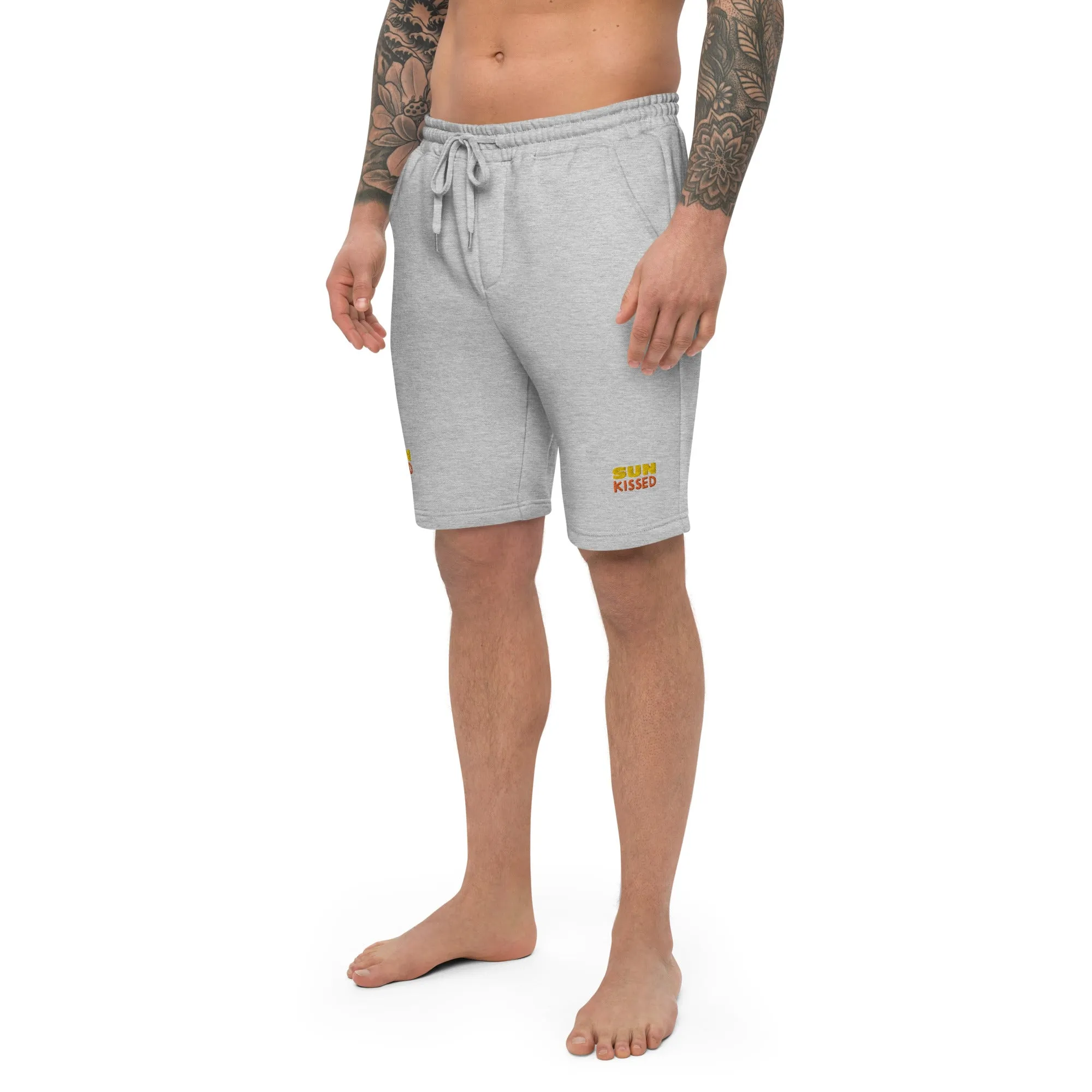 Men's Fleece Shorts (Glamourange Luxury Fleece Shorts Mens - 001 Model)